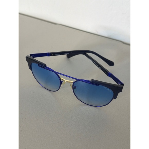 Balmain BL2533B Blue Gold Aviator Sunglasses Made in France C04 53-18-145 main image 4
